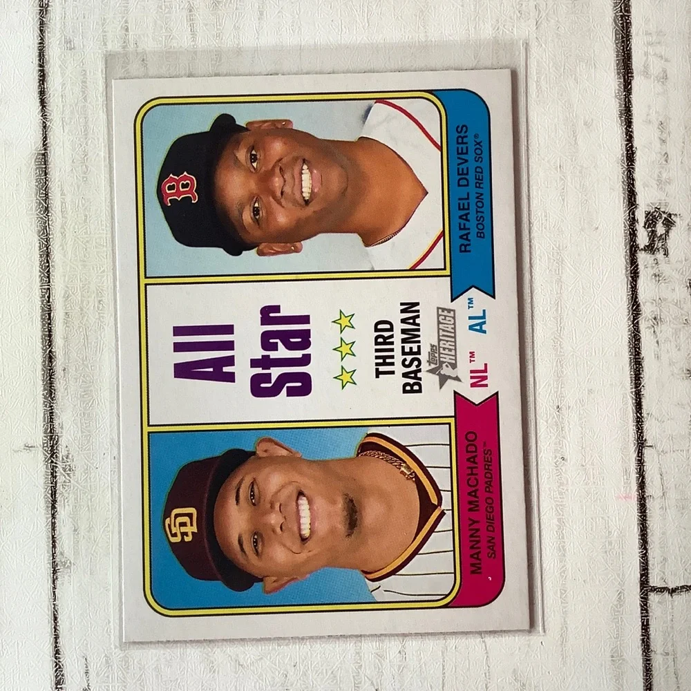 2023 Topps Heritage All-Star Manny Machado/Rafael Devers #334 San Diego Padres